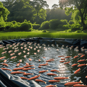 lonas para tanque de peixe